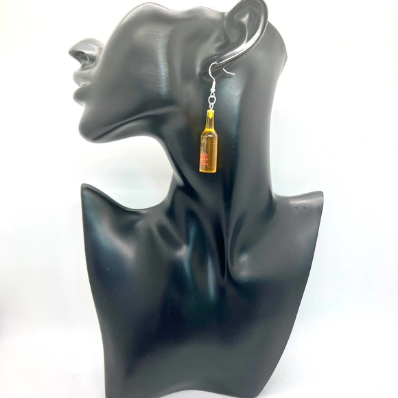 Great Northern Beer Earrings - Alcohol Earrings - New Years Eve Earrings - Picture 6 of 8